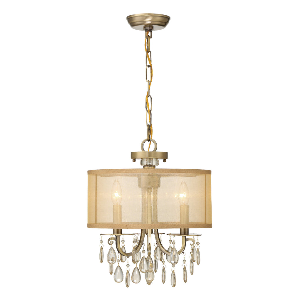 Hampton 3 Light Mini Chandelier