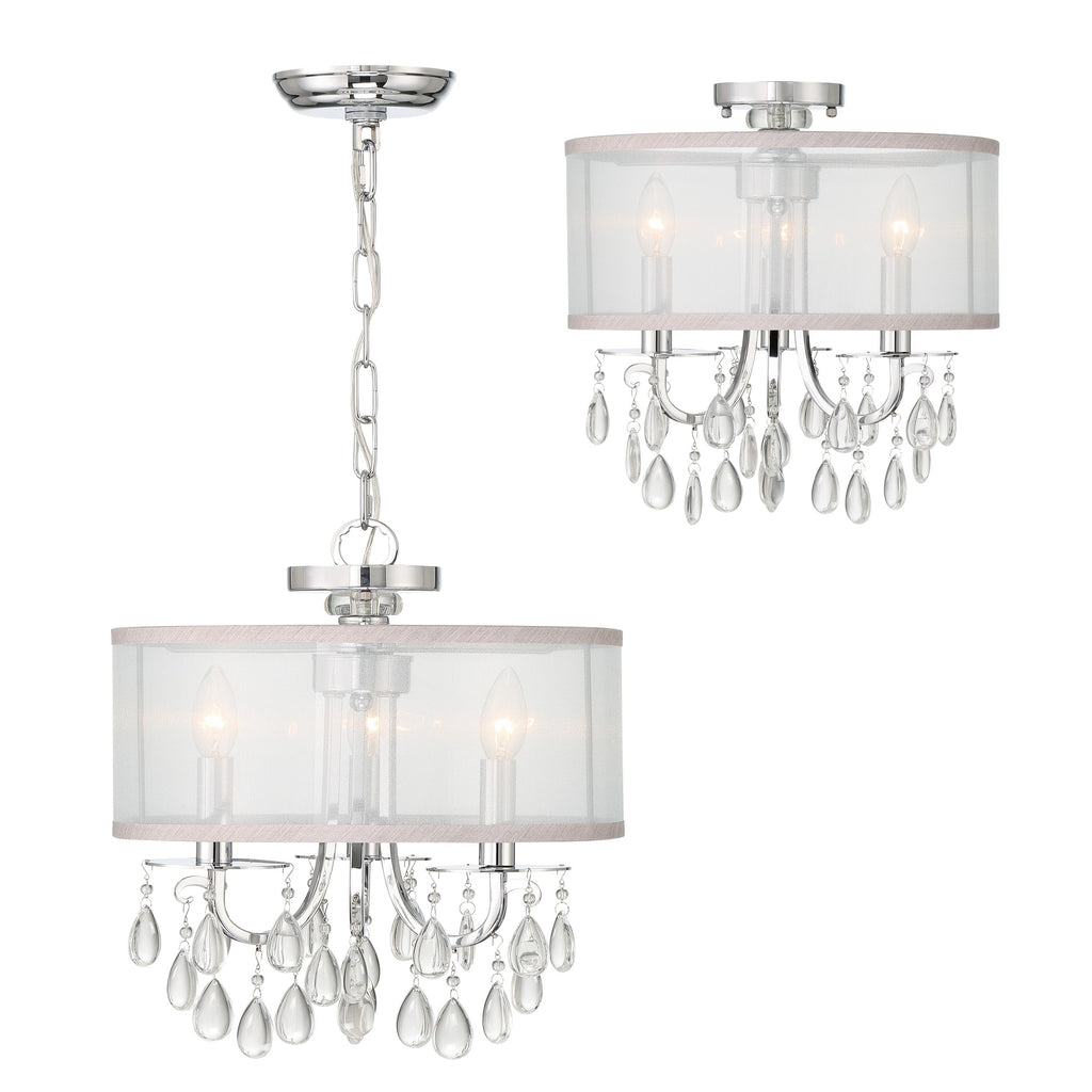 Hampton 3 Light Mini Chandelier