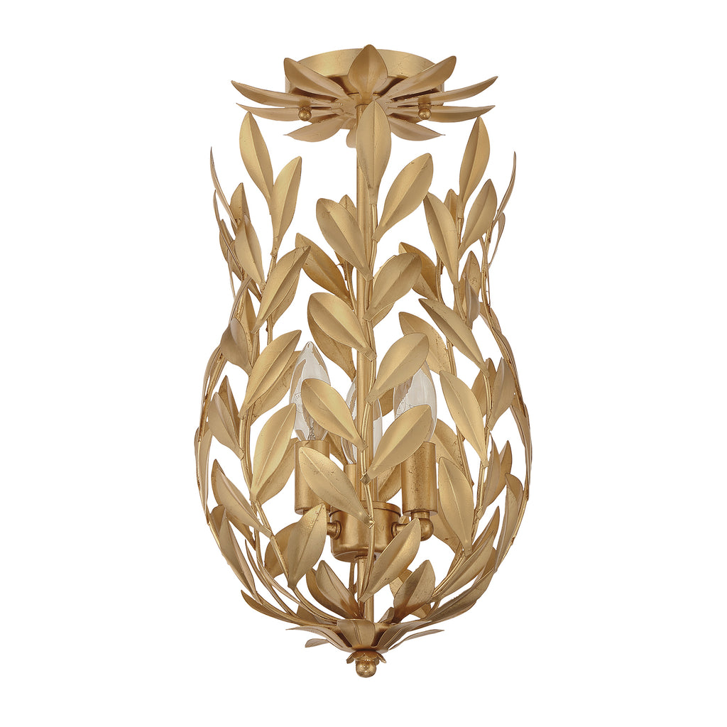 Broche 3 Light Semi Flush