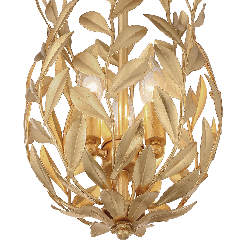 Broche 3 Light Semi Flush