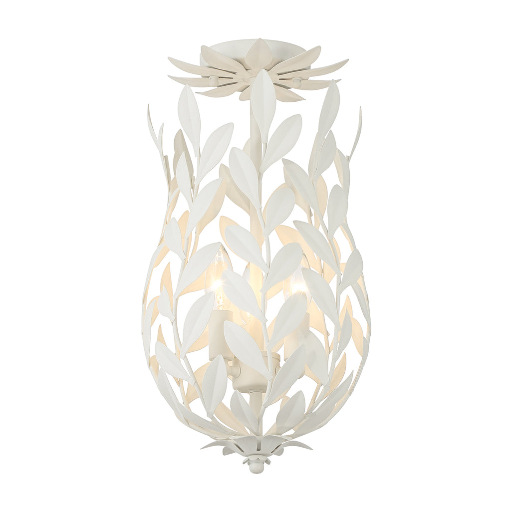 Broche 3 Light Semi Flush