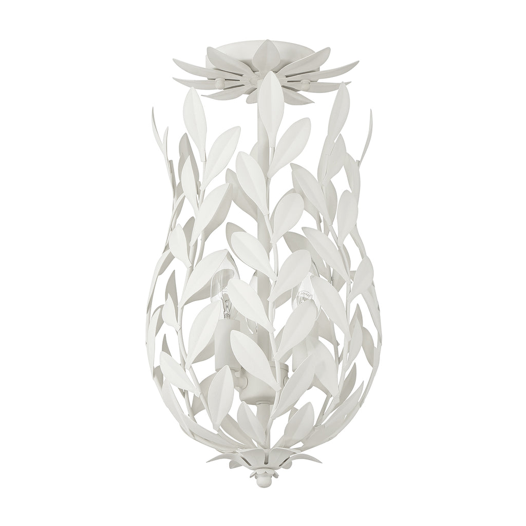 Broche 3 Light Semi Flush