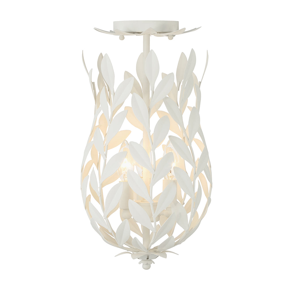 Broche 3 Light Semi Flush