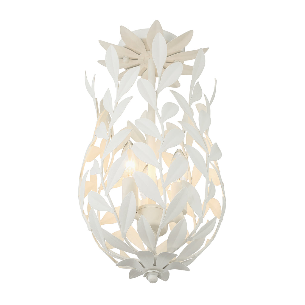 Broche 3 Light Semi Flush