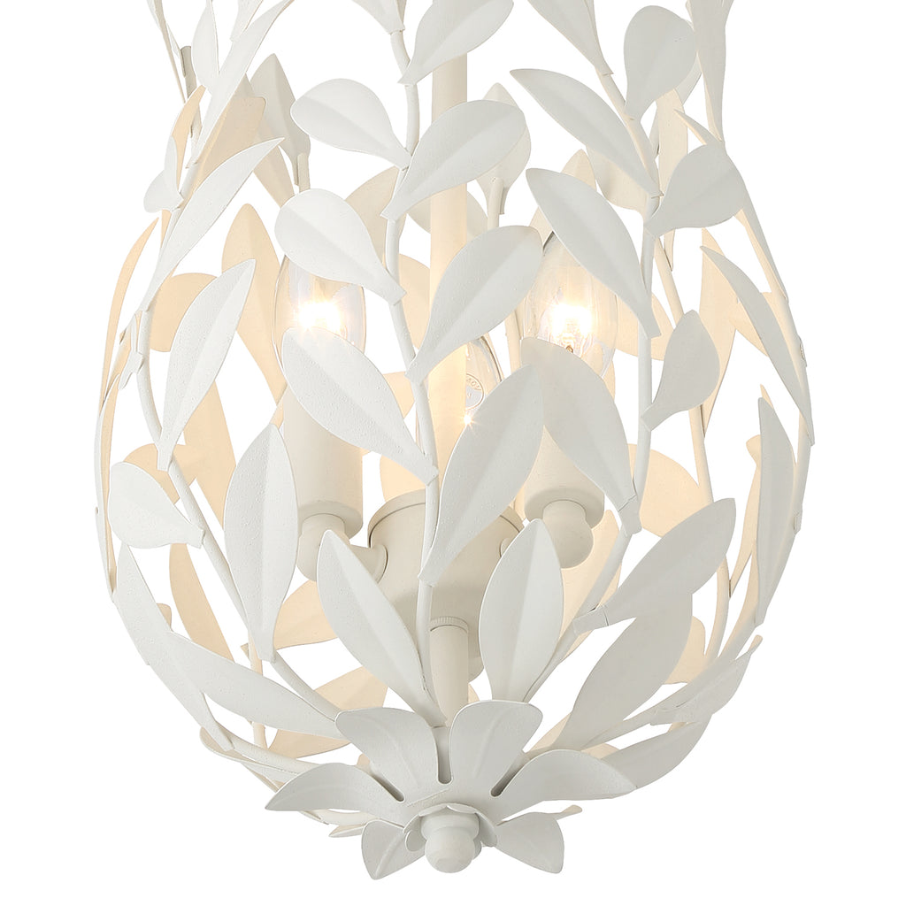 Broche 3 Light Semi Flush