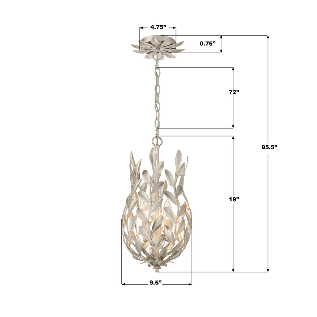 Broche 3 Light Mini Pendant