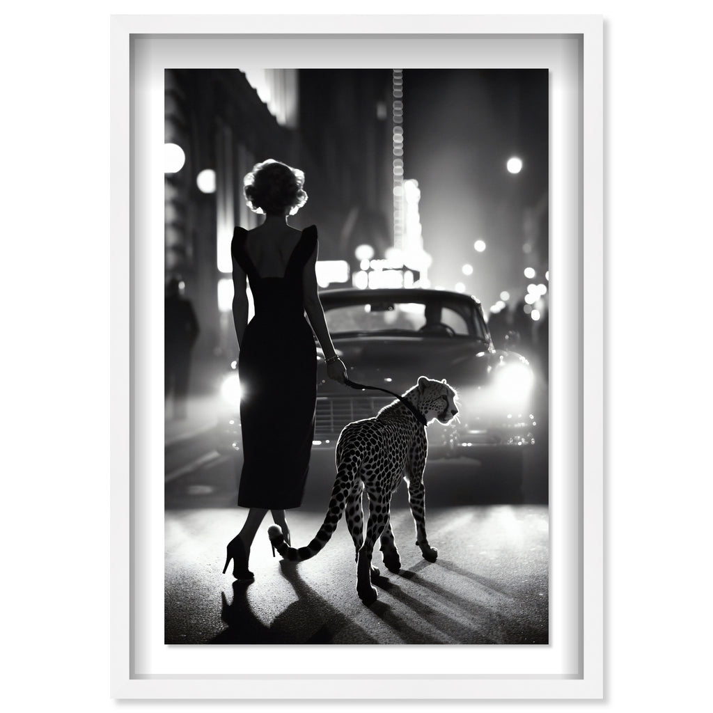 Night Walk Cheetah Artwork