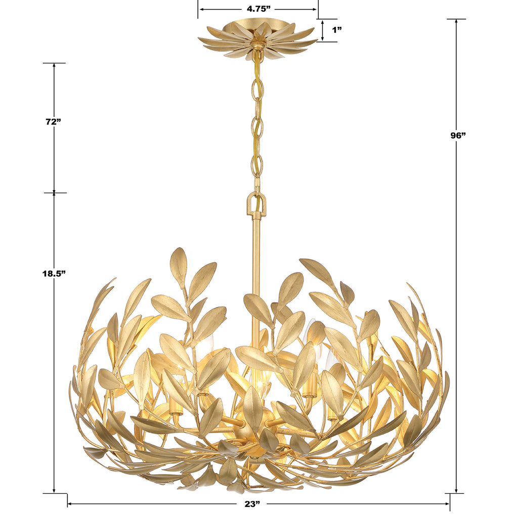 Broche 5 Light Chandelier