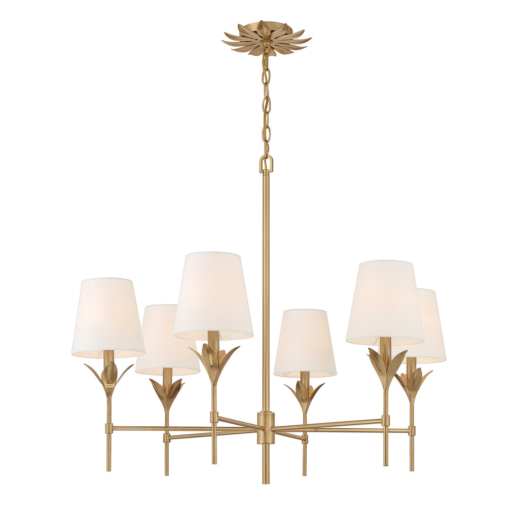 Broche 6 Light Chandelier