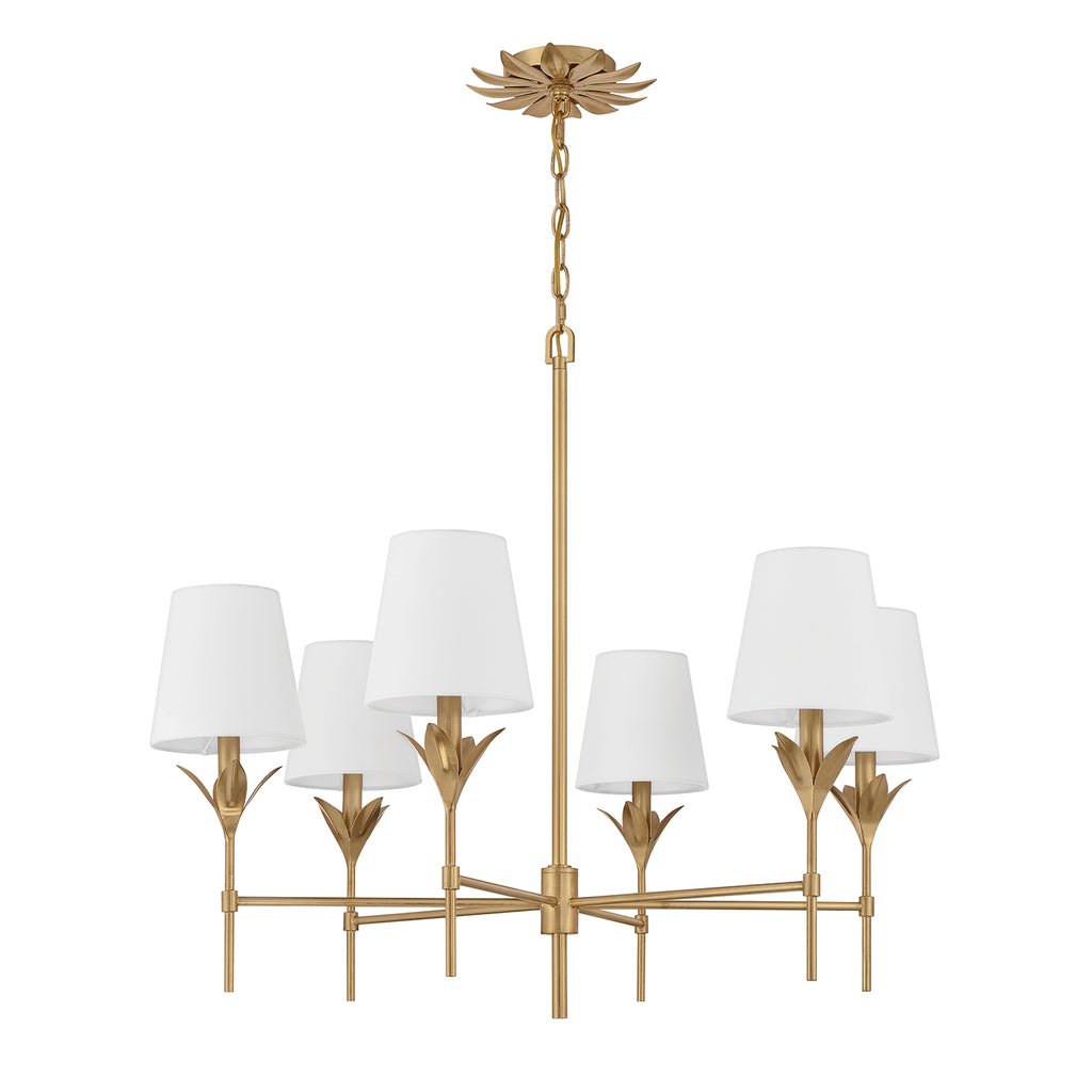 Broche 6 Light Chandelier