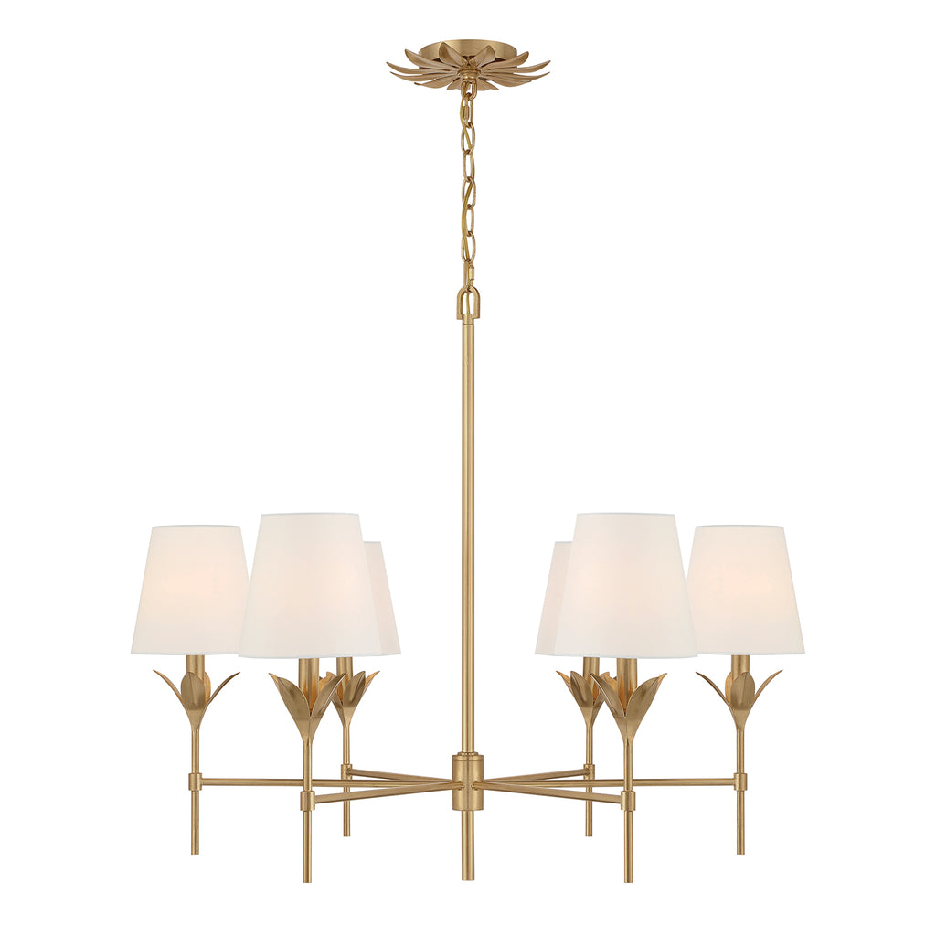 Broche 6 Light Chandelier