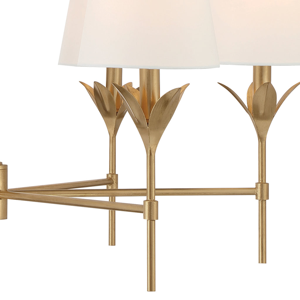 Broche 6 Light Chandelier