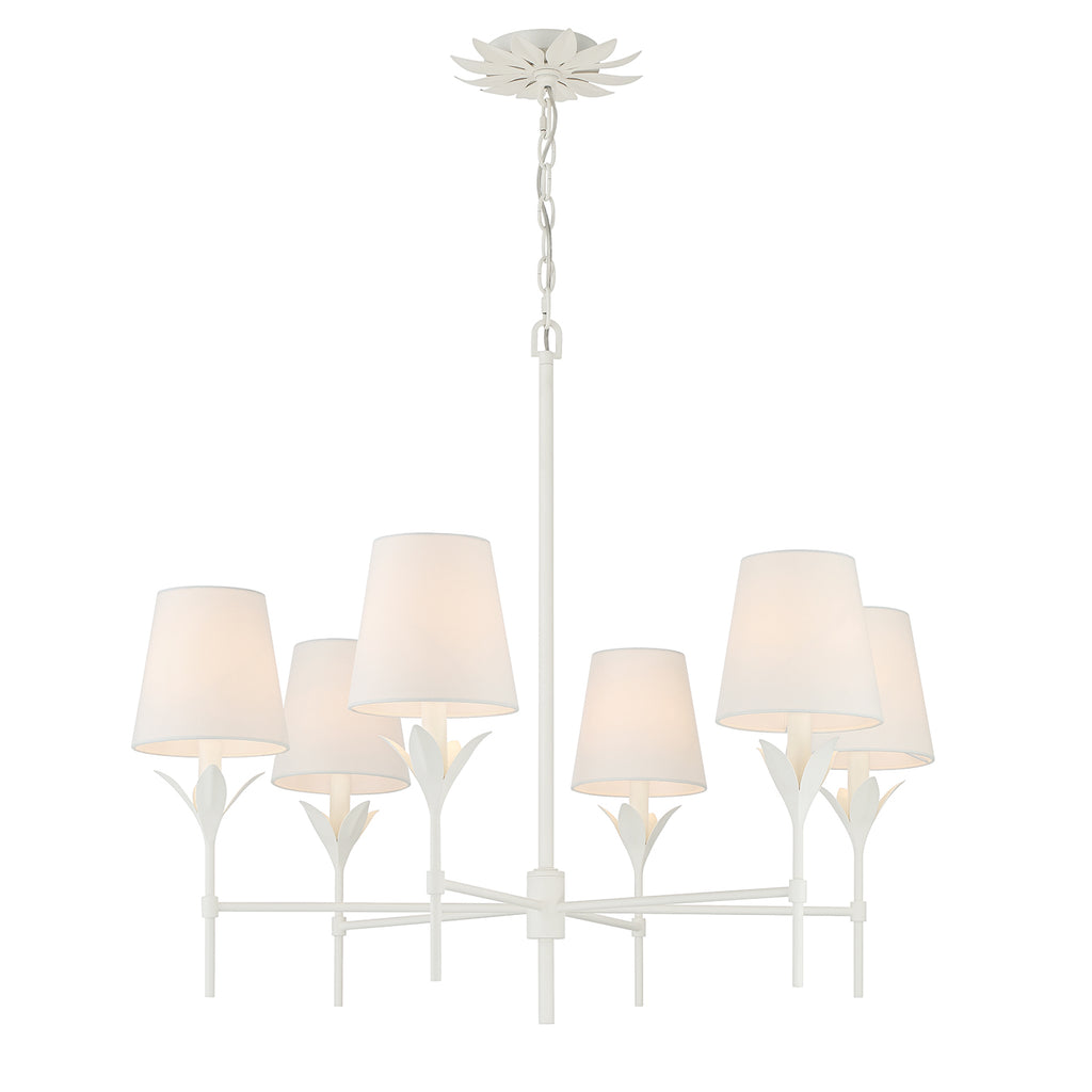 Broche 6 Light Chandelier