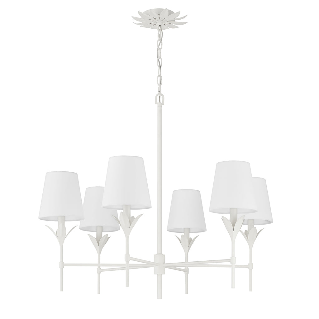 Broche 6 Light Chandelier