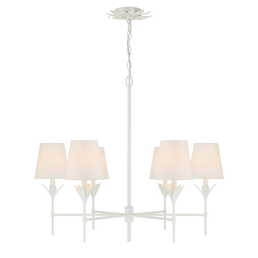 Broche 6 Light Chandelier