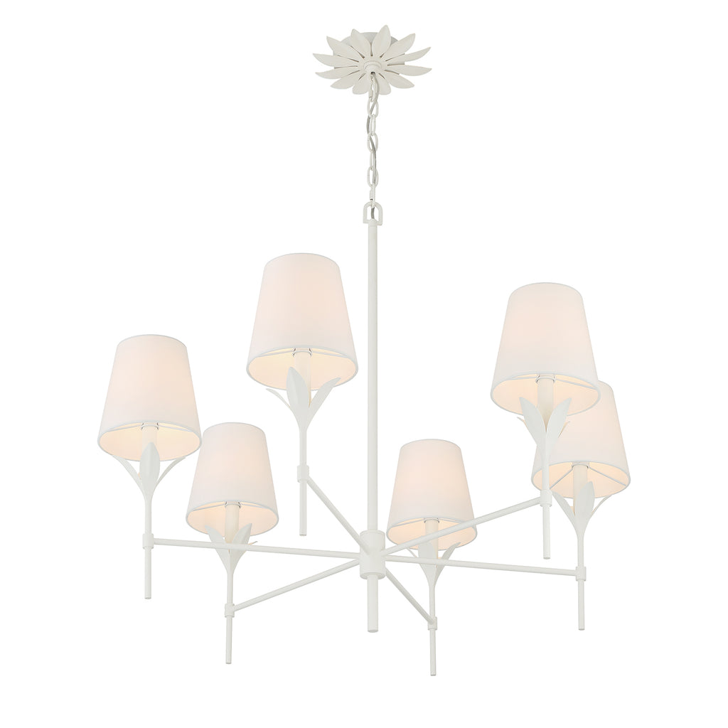 Broche 6 Light Chandelier