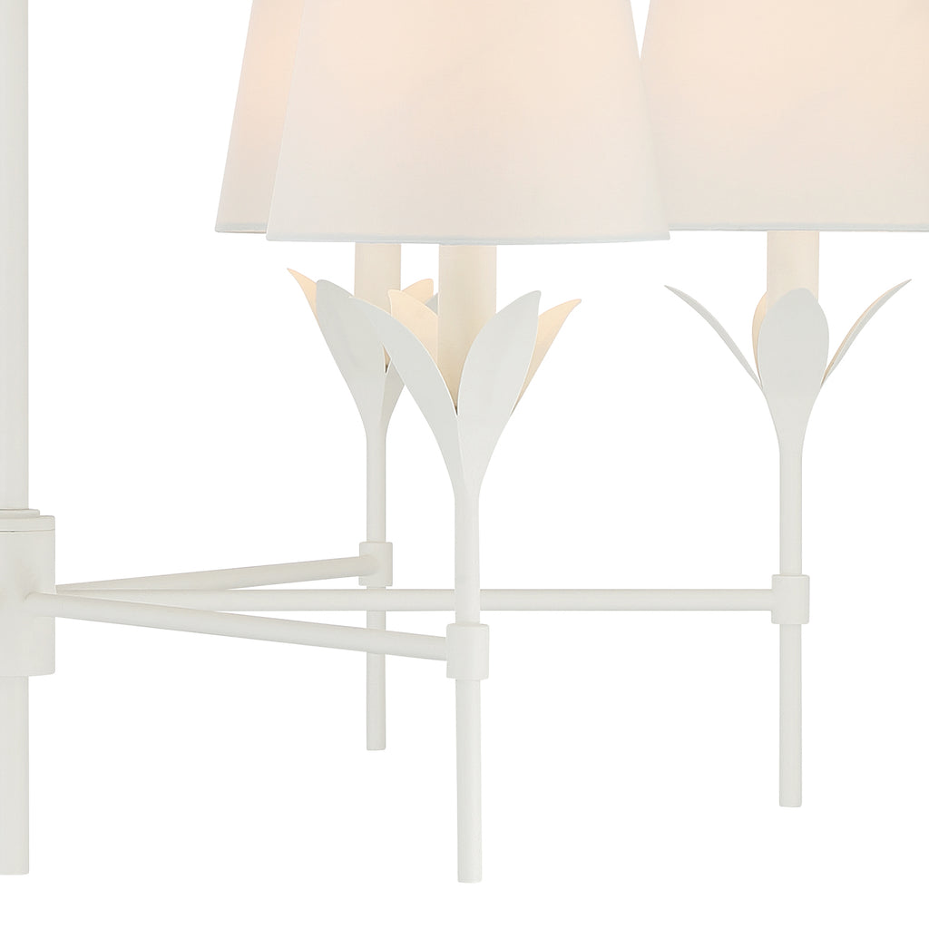 Broche 6 Light Chandelier