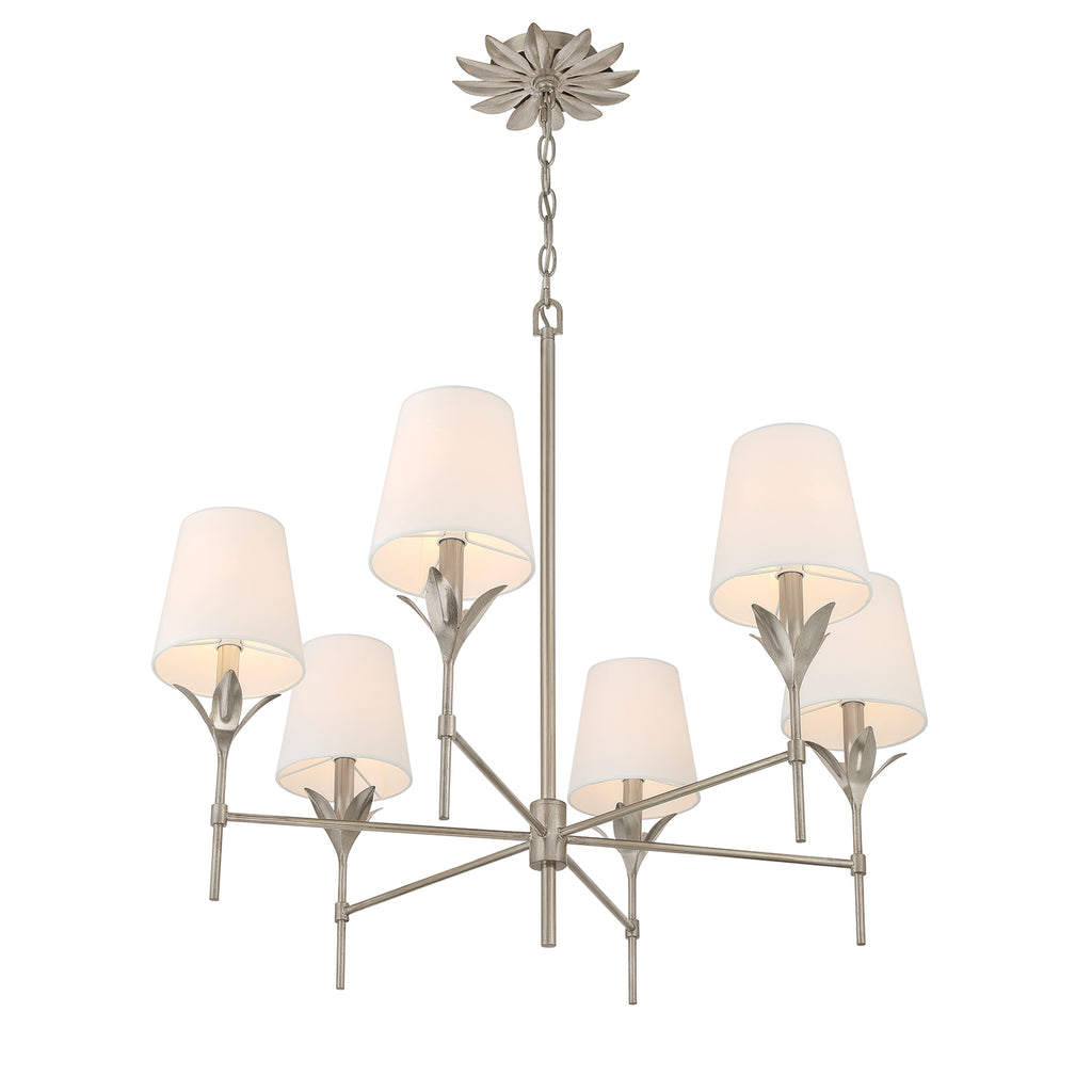 Broche 6 Light Chandelier