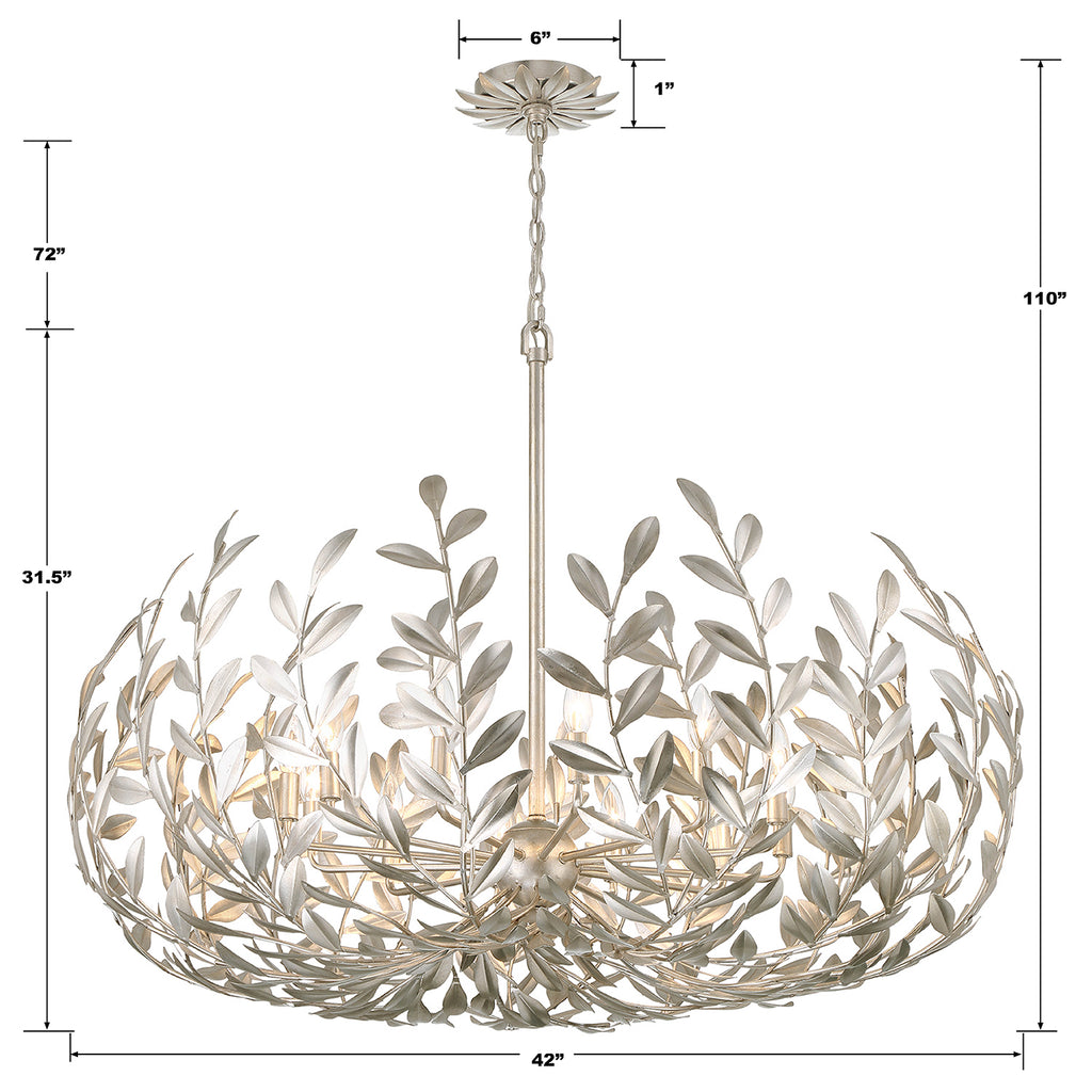 Broche 12 Light Chandelier