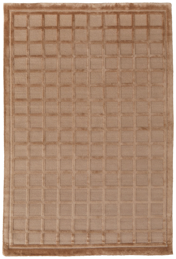 Channels Modern Geometric Tan Area Rug (9'6" x 13'6")