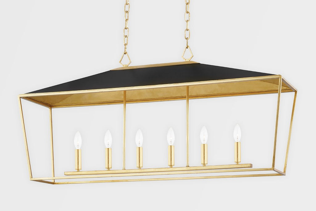 Paxton Linear - Gold Leaf/Black