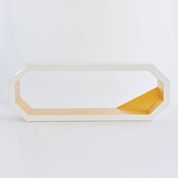 Facet Console, Gold Leaf