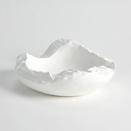 Faux Timber Bowl : Faux Timber Bowl (Large / Matte White)