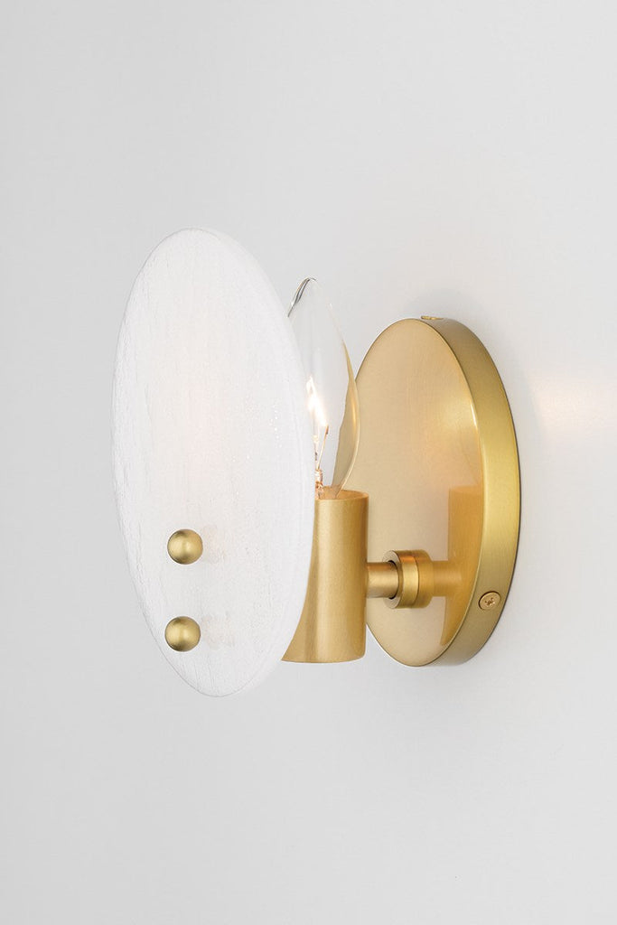 Giselle Wall Sconce 6" - Aged Brass