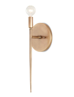 Bel Canto Brass Wall Sconce