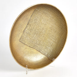 Linen Round Tray : Linen Round Tray (Large / Brass)