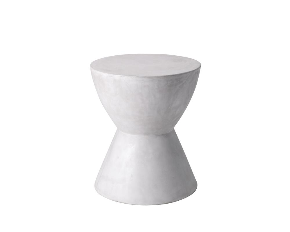 Logan End Table - White