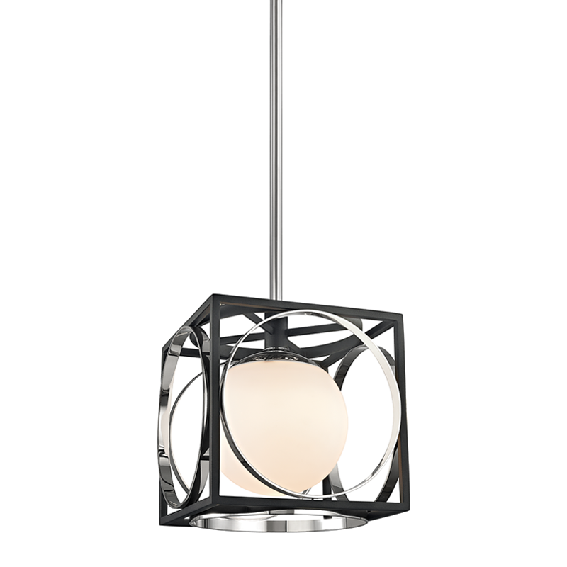 Wadsworth Pendant 10" - Polished Nickel