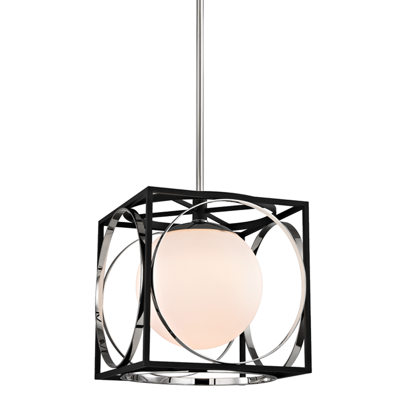 Wadsworth Pendant 14" - Polished Nickel