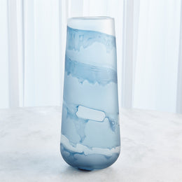 Glacier Vase - Blue - Large