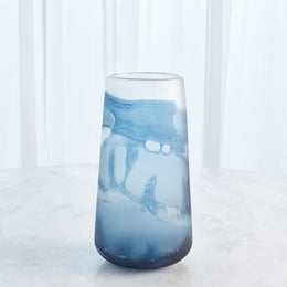 Glacier Vase - Blue - Small