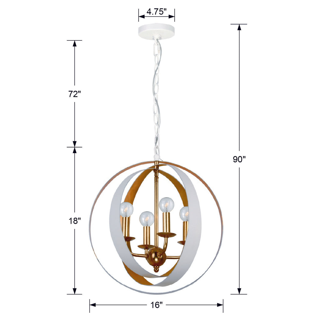 Luna 6 Light Chandelier