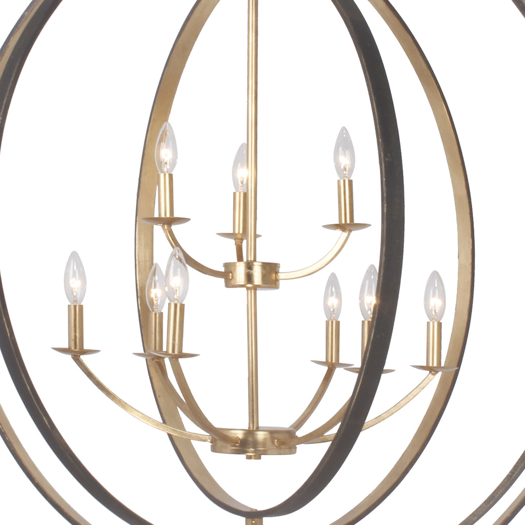 Luna 9 Light Chandelier