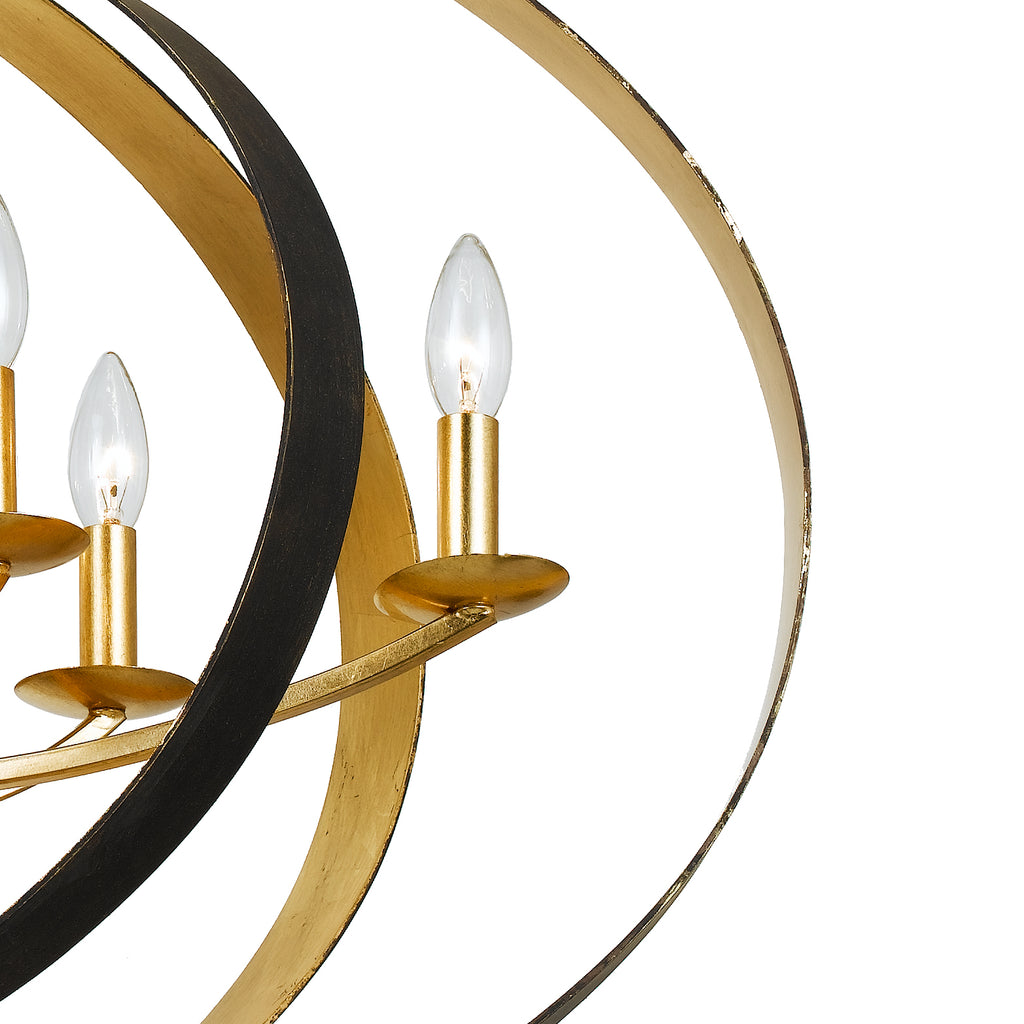 Luna 8 Light Oval Chandelier