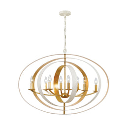 Luna 8 Light Oval Chandelier