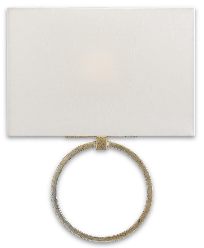 Porthole Silver Wall Sconce