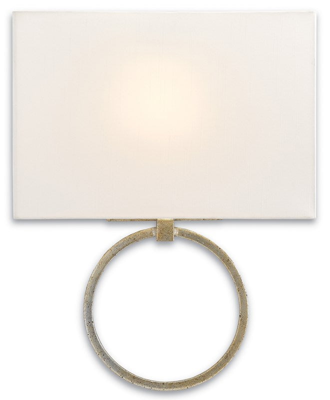 Porthole Silver Wall Sconce