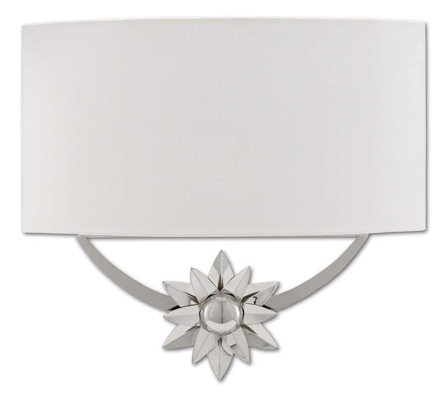 Dayflower Nickel Wall Sconce