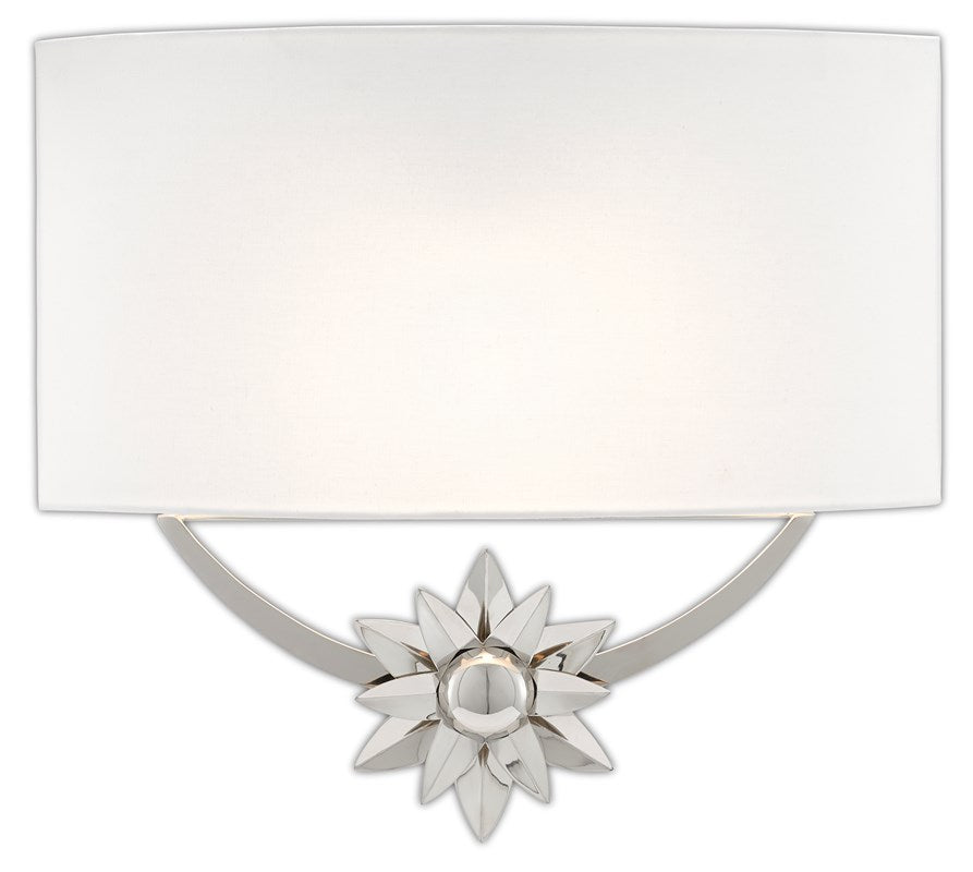 Dayflower Nickel Wall Sconce