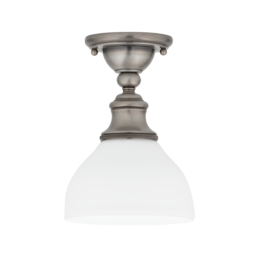 Sutton Semi Flush 9" - Antique Nickel