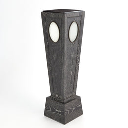 Proust Pedestal : Proust Pedestal (Black Cerused Oak)