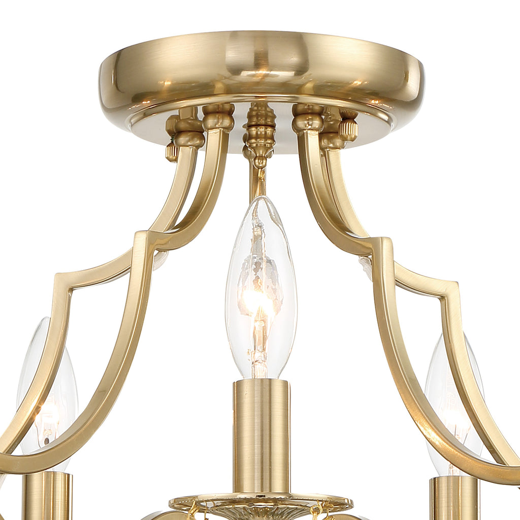 Cedar 5 Light Semi Flush