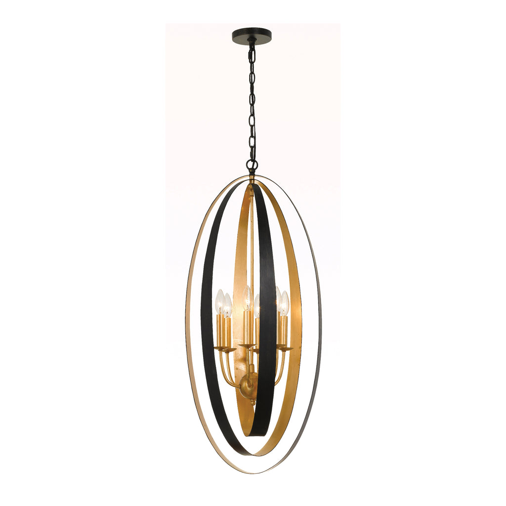 Luna 6 Light Mini Chandelier