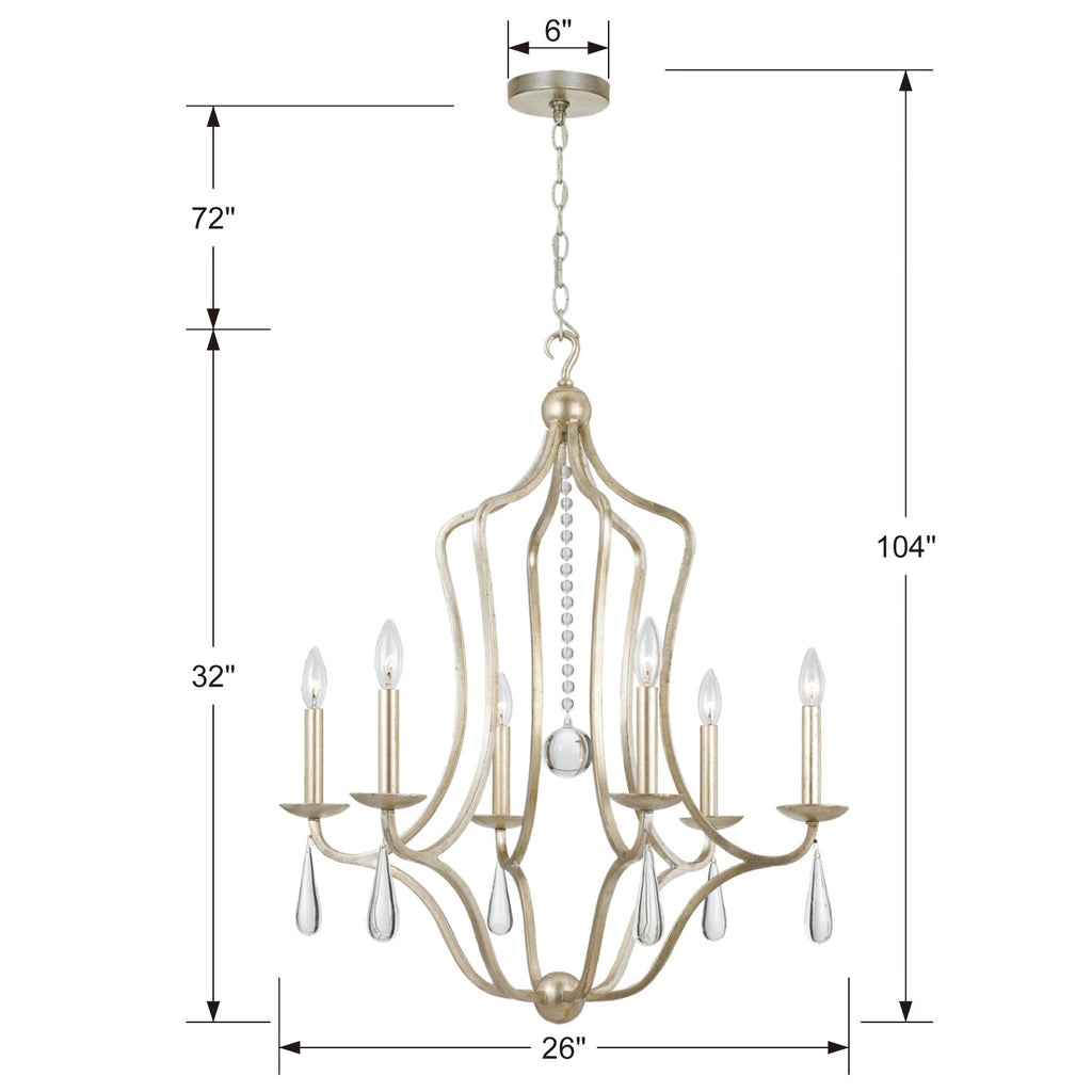 Manning 6 Light Chandelier