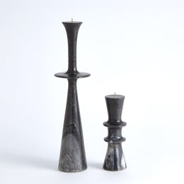 Double Flair Candle Stand : Double Flair Candle Stand (Black)