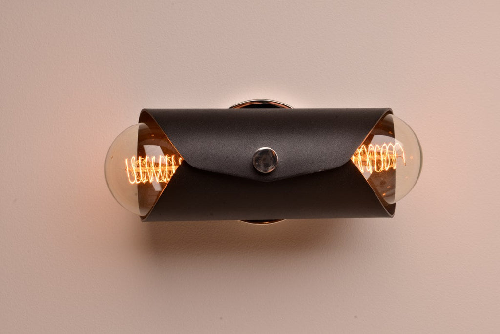 Immo Wall Sconce - Polished Copper/White